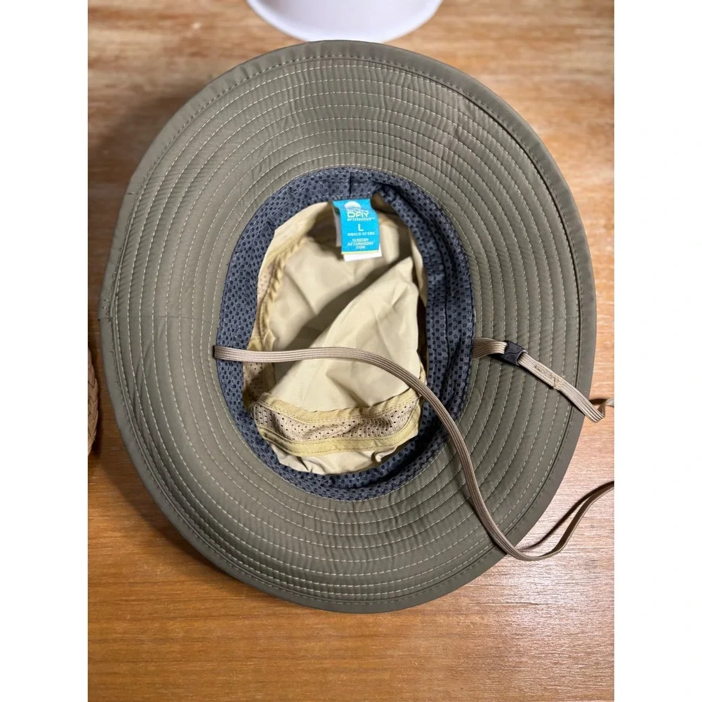 Sunday Afternoons Kids Sun Hat Bucket Tan Mesh Vented UPF Protection‎ L